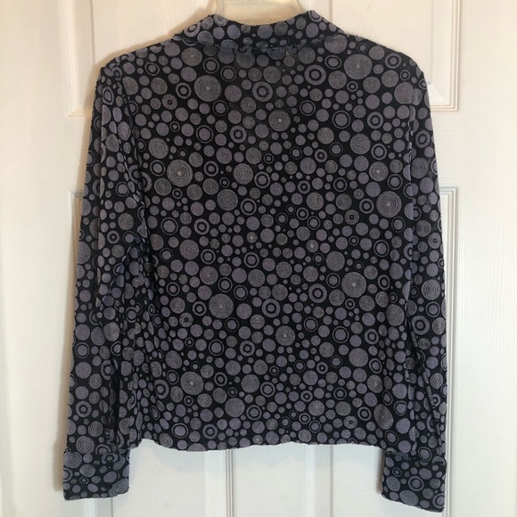 New York & Company Long Sleeve Button Down Blouse Size L - Picture 5 of 7